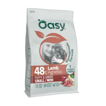 OASY Monoprotein Formula Puppy Small&mini con Agnello - 2KG - 