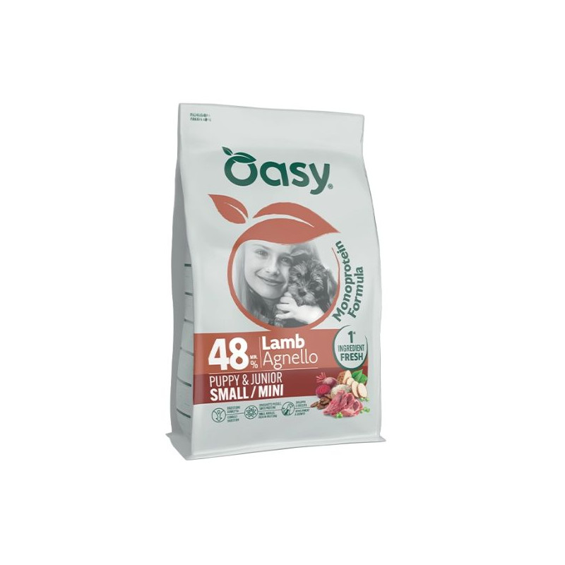 OASY Monoprotein Formula Puppy Small&mini con Agneau - 800GR OASY Monoprotein Formula Puppy Small&mini con Agneau - 800GR