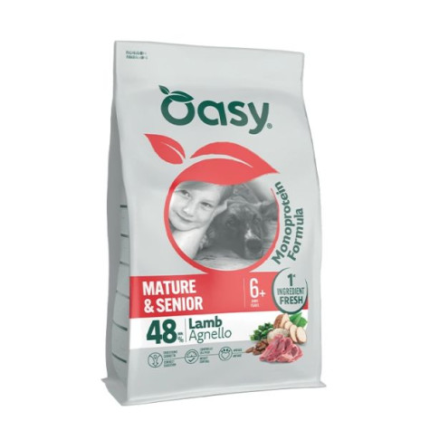 OASY Monoprotein Formula Mature&Senior con Agnello - 2KG - 