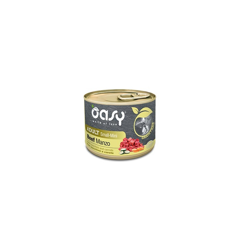 OASY Grain Free Adult Small & MIni con Rind - 200GR OASY Grain Free Adult Small & MIni con Rind - 200GR