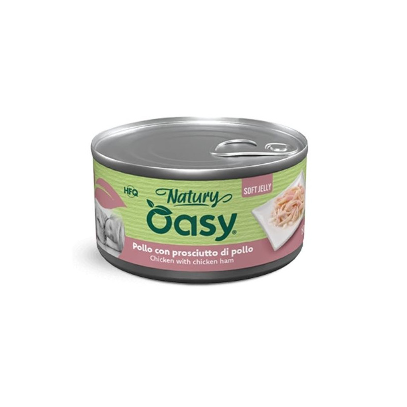 OASY Dog Adult Natury Chicken Con Prosciutto Di Chicken Soft Jelly - 150GR