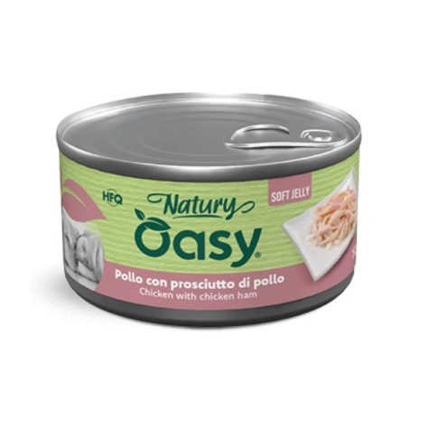 OASY Dog Adult Natury Chicken Con Prosciutto Di Chicken Soft Jelly - 150GR - 