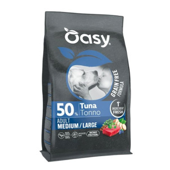 OASY Grain Free Formula Dog Adult Medium&Large con Thunfisch - 10KG - 