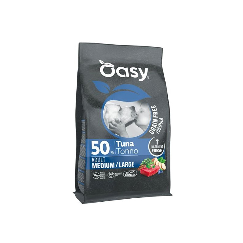 OASY Grain Free Formula Dog Adult Medium&Large con Thunfisch - 10KG OASY Grain Free Formula Dog Adult Medium&Large con Thunfisch - 10KG