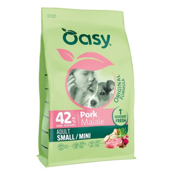 OASY Original Formula Dog Adult Small&Mini Pork - 2KG - 