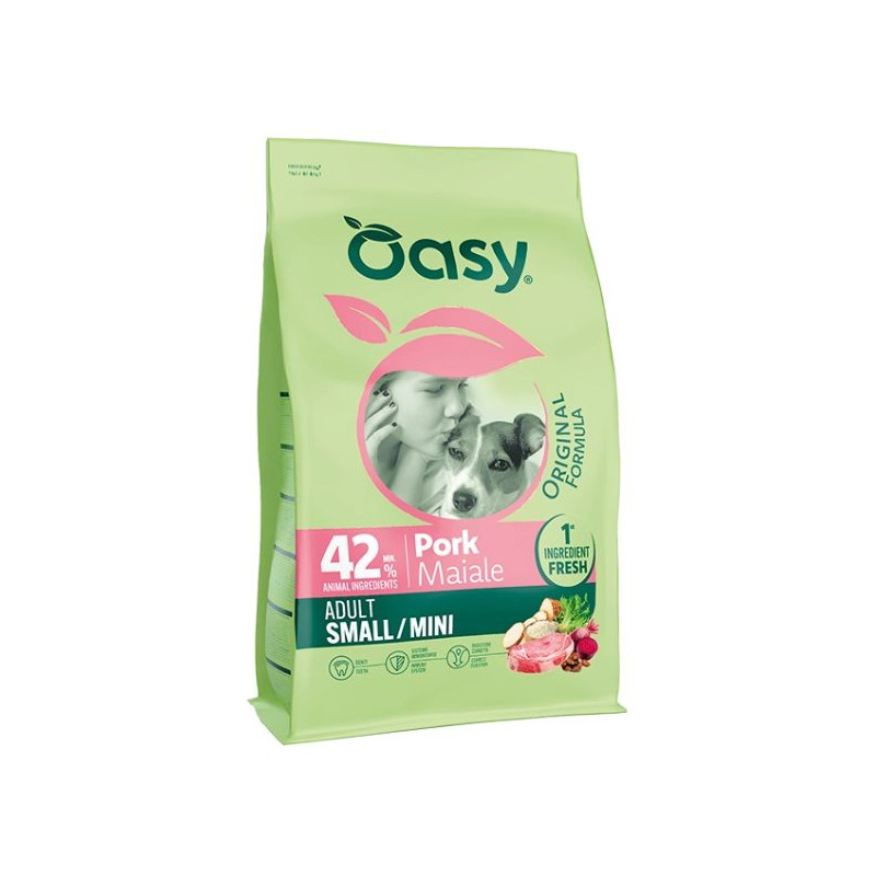 OASY Original Formula Dog Adult Small&Mini Pork - 2KG