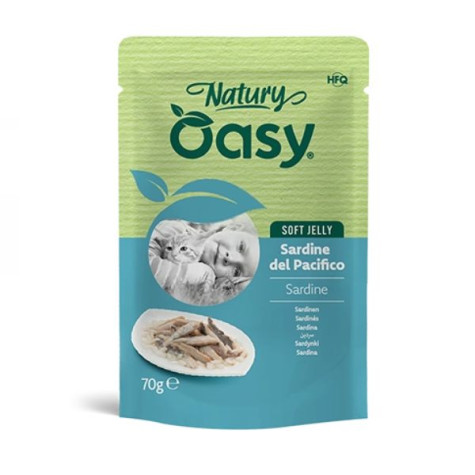 OASY Cat Adult Natury Sardine Soft Jelly - 85GR - 