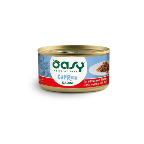 OASY Cat Adult Caprice Dadini in Salsa Con Rind - 85GR -