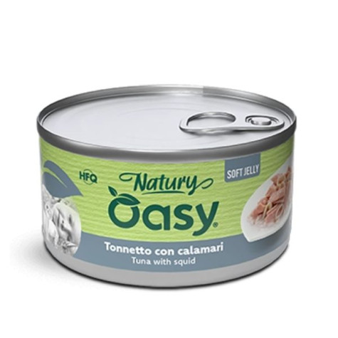 OASY Cat Adult Natury Tonnetto Con Calamari Soft Jelly - 150GR - 