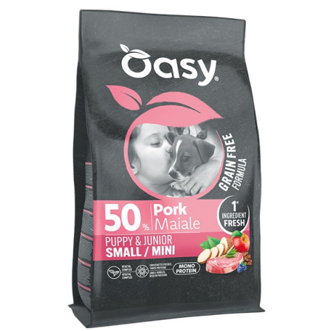 OASY Grain Free Formula Dog Puppy Small & Mini con Porc - 2KG - 