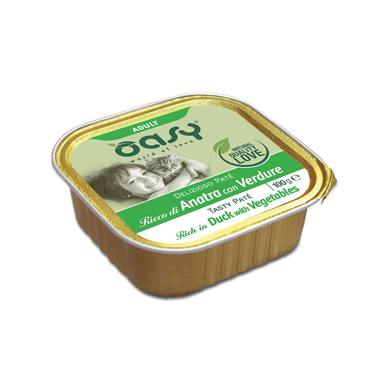 OASY Delizioso Paté Ricco di Canard con Verdure - 100GR OASY Delizioso Paté Ricco di Canard con Verdure - 100GR