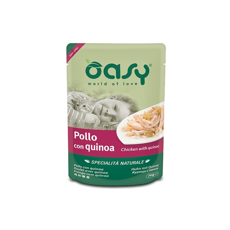 OASY Specialità Naturale Hähnchen con Quinoa - 70GR OASY Specialità Naturale Hähnchen con Quinoa - 70GR