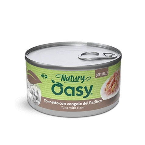 OASY Cat Adult Natury Tonnetto Con Vongole Soft Jelly - 150GR - 