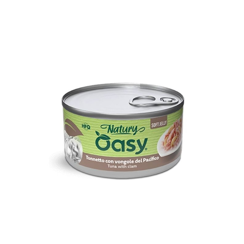 OASY Cat Adult Natury Tonnetto Con Vongole Soft Jelly - 85GR OASY Cat Adult Natury Tonnetto Con Vongole Soft Jelly - 85GR