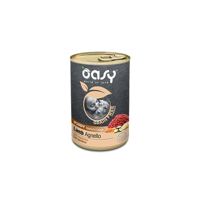 OASY Grain Free Puppy Medium & Large con Lamm - 400GR OASY Grain Free Puppy Medium & Large con Lamm - 400GR