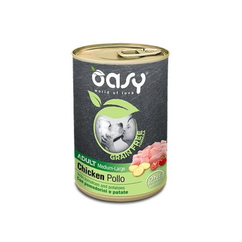 OASY Grain Free Adult Medium & Large con Chicken - 400GR - 