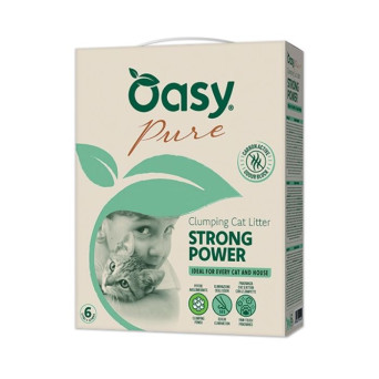 OASY Litière minerale Pure Strong Power - 10LT - 