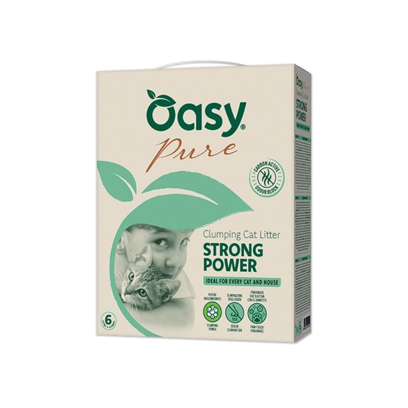 OASY Lettiera minerale Pure Strong Power - 10LT OASY Lettiera minerale Pure Strong Power - 10LT