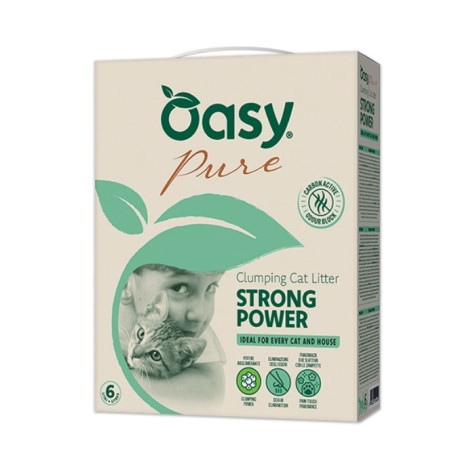 OASY Litière minerale Pure Strong Power - 10LT - 