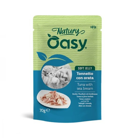 OASY Cat Natury Tonnetto Con Orata Soft Jelly - 70GR -