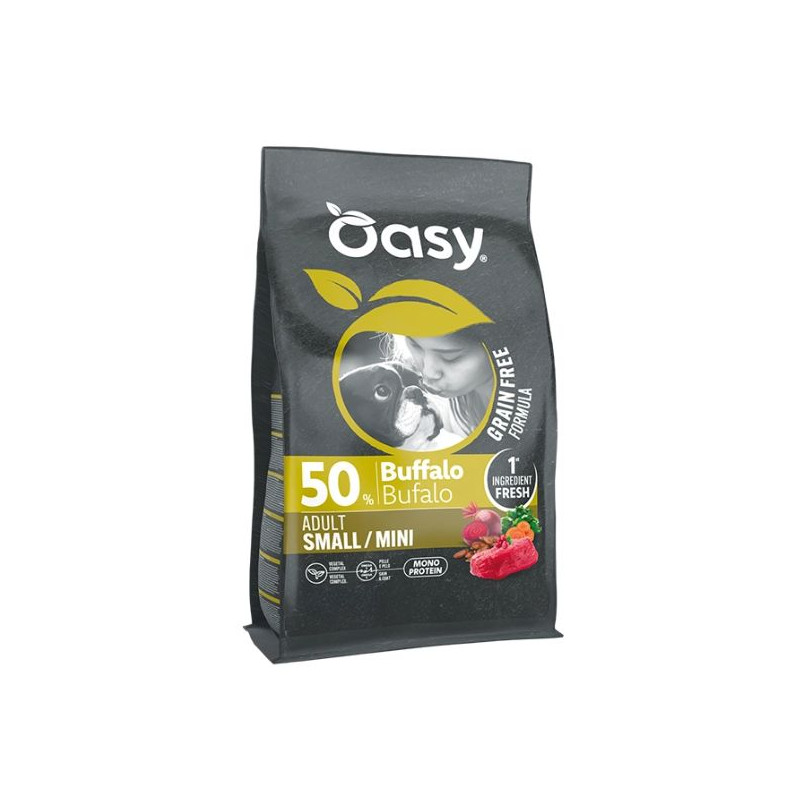 OASY Grain Free Dog Adult Small&Mini con Bufalo - 2KG OASY Grain Free Dog Adult Small&Mini con Bufalo - 2KG