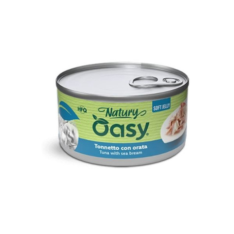 OASY Cat Adult NaturyTonnetto Con Orata Soft Jelly - 150GR - 