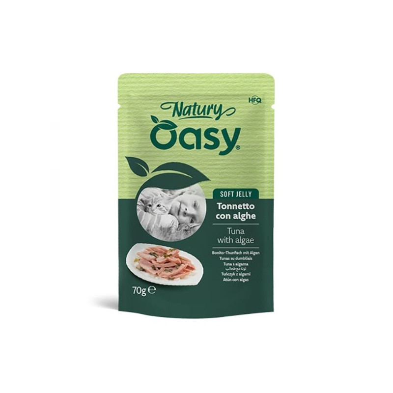 OASY Cat Adult Natury Tonnetto Con Alghe Soft Jelly - 70GR OASY Cat Adult Natury Tonnetto Con Alghe Soft Jelly - 70GR