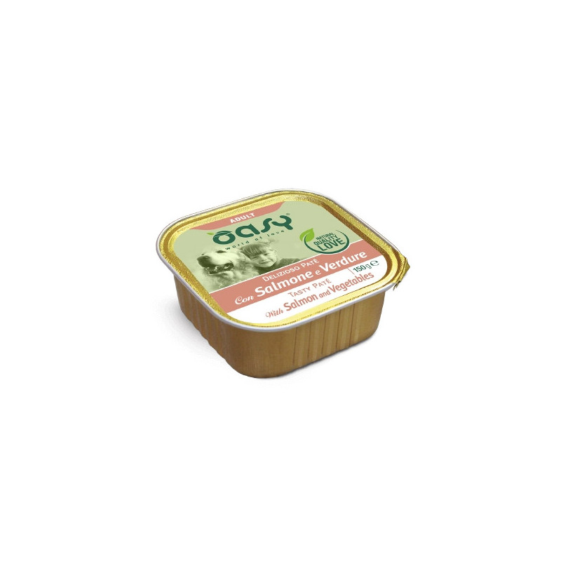 OASY Delizioso Pâté Grain Free Saumon con Verdure - 150GR OASY Delizioso Pâté Grain Free Saumon con Verdure - 150GR