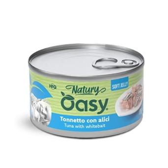 OASY Cat Adult Natury Tonnetto Con Alici Soft Jelly - 85GR - 