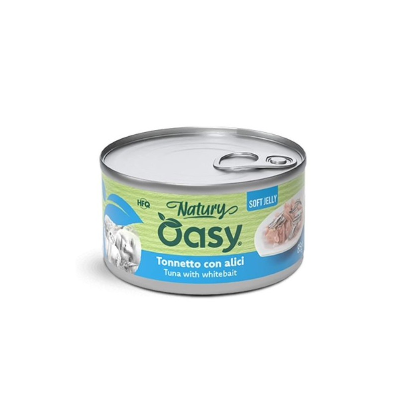 OASY Cat Adult Natury Tonnetto Con Alici Soft Jelly - 85GR OASY Cat Adult Natury Tonnetto Con Alici Soft Jelly - 85GR