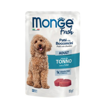 MONGE Fresh Pâté Dog Adult al tonno - 85GR - 