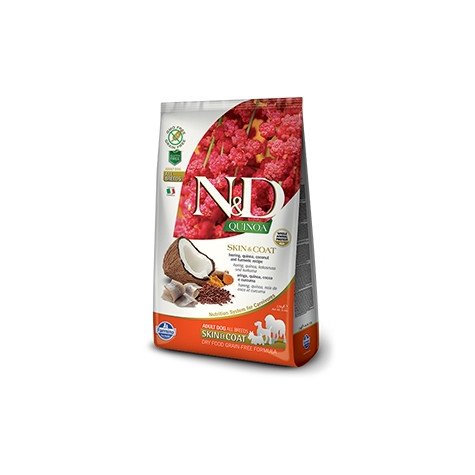 Farmina Natural & Delicious All Breed Quinoa Skin & Coat Aringa Grain Free - 7KG - 