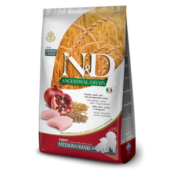 Farmina Natural & Delicious Ancestral Grain Puppy Medium & Maxi con Pollo e Melograno - 2,50KG - 