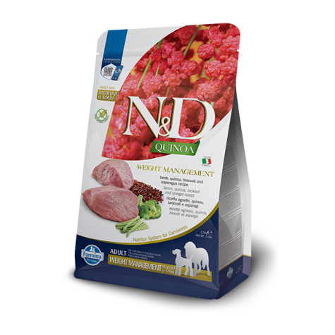 Farmina Natural & Delicious Medium & Maxi Quinoa Weight Management - 2,50KG -