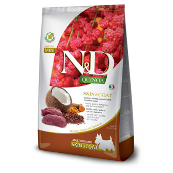 Farmina Natural & Delicious Mini Quinoa Skin & Coat Cervo - 800GR -