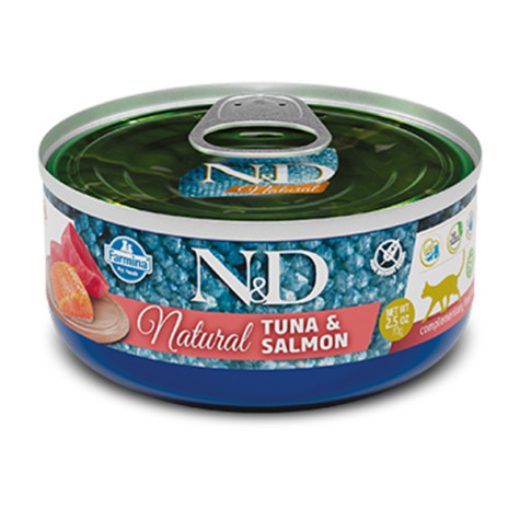 Farmina Natural & Delicious Natural Tonno & Salmone - 80GR - 