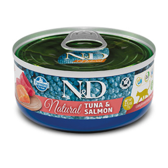Farmina Natural & Delicious Natural Tonno & Salmone - 140GR - 