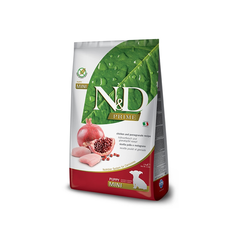 Farmina Natural & Delicious Prime Mini Puppy Pollo e Melograno - 800GR Farmina Natural & Delicious Prime Mini Puppy Pollo e Melograno - 800GR