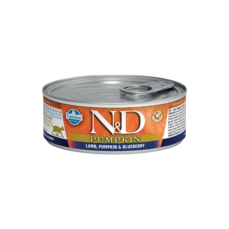 Farmina Natural & Delicious Pumpkin con Agnello, Zucca e Mirtillo - 70GR Farmina Natural & Delicious Pumpkin con Agnello, Zucca e Mirtillo - 70GR