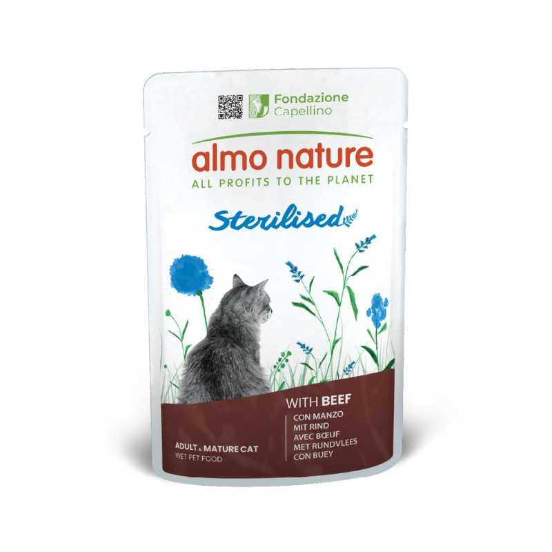 Almo Nature Cat Stérilisé au Bœuf - GR Almo Nature Cat Stérilisé au Bœuf - GR