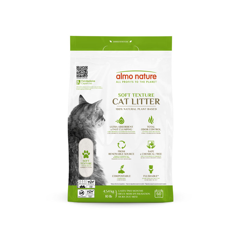 Almo Nature Cat Litter Soft Texture - 4,54KG Almo Nature Cat Litter Soft Texture - 4,54KG