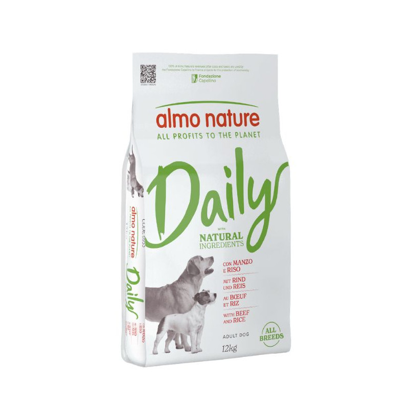 Almo Nature Daily Dog All Breeds Manzo Riso - 12KG