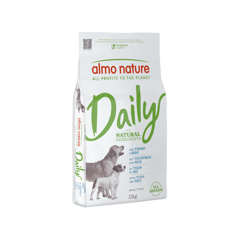 Almo Nature Daily Dog All Breeds Tonno Riso - 12KG
