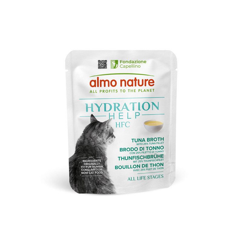 Almo Nature HFC Hydration Help Brodo di Tuna with Filetti di Tuna - GR