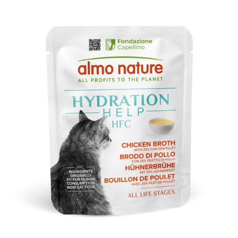 Almo Nature HFC Hydration Help Brodo di Chicken with Filetti di Chicken - GR - 