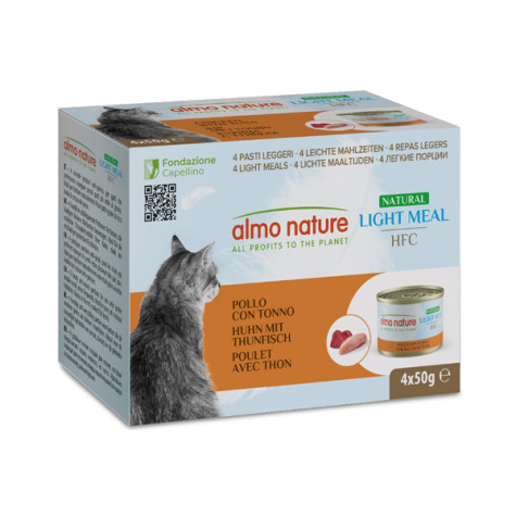 Almo Nature HFC Natural Light Meal Chicken and Tuna Multipack - Xda Gr. - 