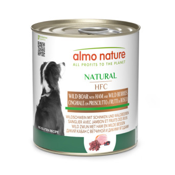 Almo Nature HFC Natural Cinghiale, Prosciutto E Frutti di Bosco - 290GR - 