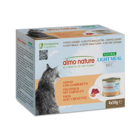Almo Nature HFC Natural Light Meal Tuna and Gamberetti Multipack - Xda Gr - 