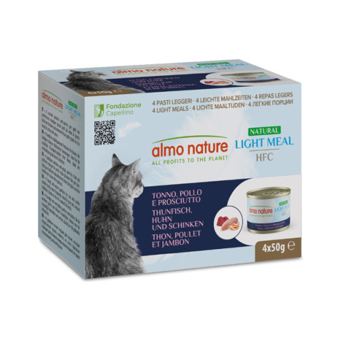 Almo Nature HFC Natural Light Meal Thon Poulet et Prosciutto Multipack - Xda Gr - 