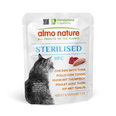 Almo Nature HFC Sterilised Huhn Und Thunfisch Adult Und Mature Cat - GR - 